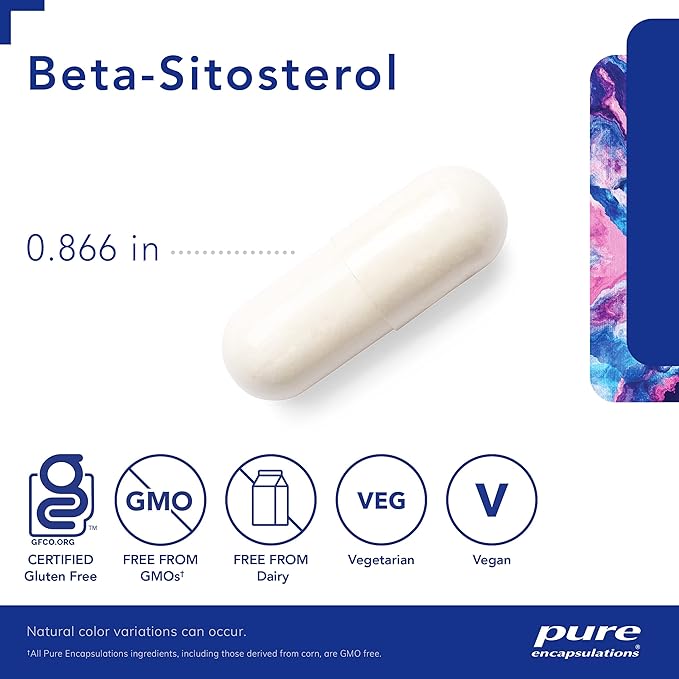 Pure Encapsulations Beta-Sitosterol | Supplement for Urinary Flow and Health* | 270 Capsules