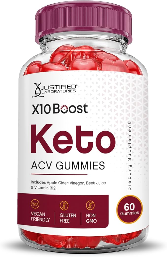 (3 Pack) X10 Boost Keto ACV Gummies Advanced Formula 1000MG X 10 Boost Keto Gummies Apple Cider Vinegar Boost Formulated with Pomegranate Beet Juice Powder B12 Vegan Non GMO 180 Gummys