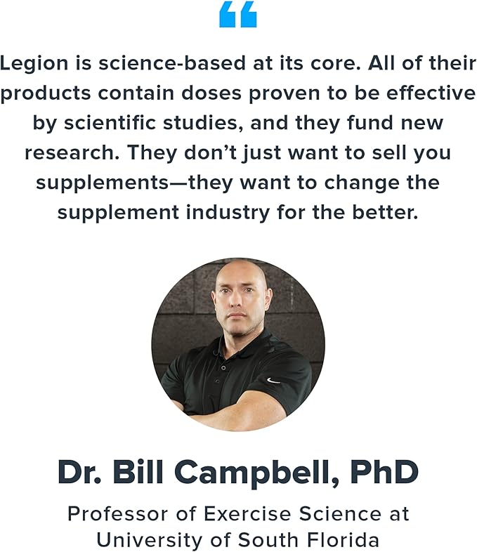 LEGION Vitality – Natural Wellness Supplement w/BlueBoreal, Rhodiola Rosea, Co-Q10 & L-Ergothioneine –30 SVG