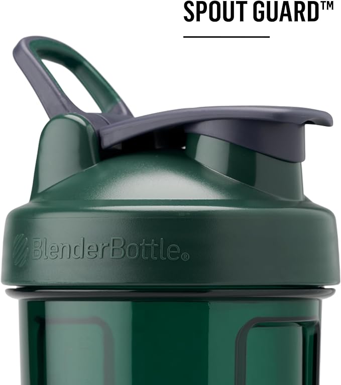 BlenderBottle Shaker Bottle Pro Series Perfect for Protein Shakes and Pre Workout, 28-Ounce, Full-Color Grey