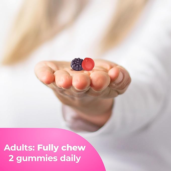 ONE A DAY Multi+ Hair, Skin & Nails, Multivitamin + Boost of Support for Healthy Hair, Skin & Nails with Biotin and Vitamins A, C, E & Zinc ,Gummy 120 Count (2 Month Supply)
