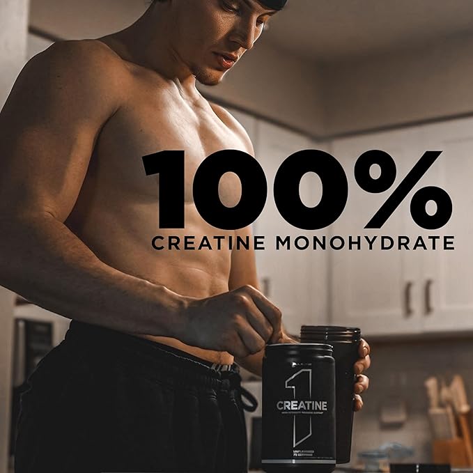 Rule 1 Creatine Powder – Pure Micronized Creatine Monohydrate for High-Intensity Exercise and Lean Body Mass Support, Flavored and Unflavored (60 Servings, Fruit Punch)