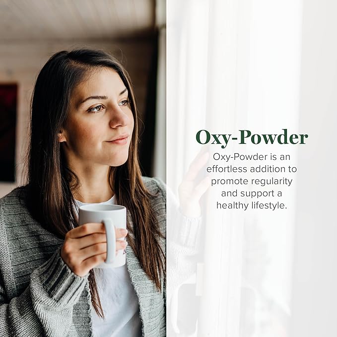 Global Healing Center Oxy-Powder Oxygen Based Safe and Natural Colon Cleanser and Relief from Occasional Constipation (120 Capsules)(Packaging may vary)