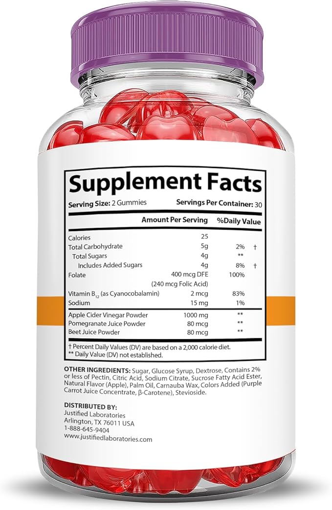 (3 Pack) Rapid Ripped Keto ACV Gummies Advanced Formula 1000MG Rapidripped Keto Gummies Apple Cider Vinegar Formulated with Pomegranate Beet Juice Powder B12 Vegan Non GMO 180 Gummys