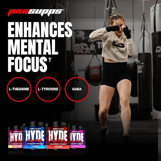 PROSUPPS Mr. Hyde Signature Series Pre-Workout Energy Drink – Intense Sustained Energy, Focus & Pumps with Beta Alanine, Creatine, Nitrosigine & TeaCrine (30 Servings Watermelon)