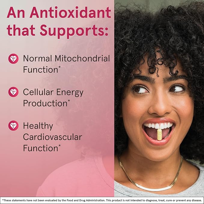 Jarrow Formulas Q-absorb Co-Q10 100 mg, Dietary Supplement, Antioxidant Support for Mitochondrial Health, Cellular Energy Production and Cardiovascular Health, 60 Softgels, 60 Day Supply