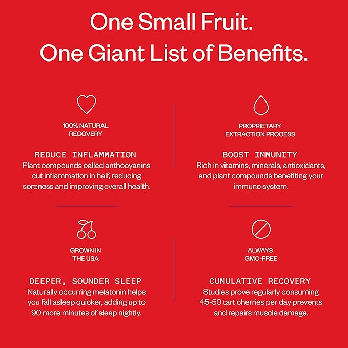 Cheribundi ORIGINAL Tart Cherry Juice - Pro Athlete Workout Recovery - Fight Inflammation and Support Muscle Recovery - Tart Cherry Juice Lightly Sweetened with Apple Juice - Post Workout Recovery Drinks for Runners, Cyclists and Athletes - 8 oz, 24 Pack
