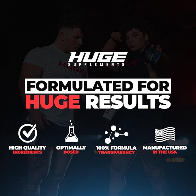 Huge EAA Supplement, Highest Dosed Essential Amino Acids Powder, 12.85g EAAs & 8g BCAAs Per Serving, Maximize Muscle Growth, Recovery & Performance (Bomb Popsicle, 17.73 Oz.)
