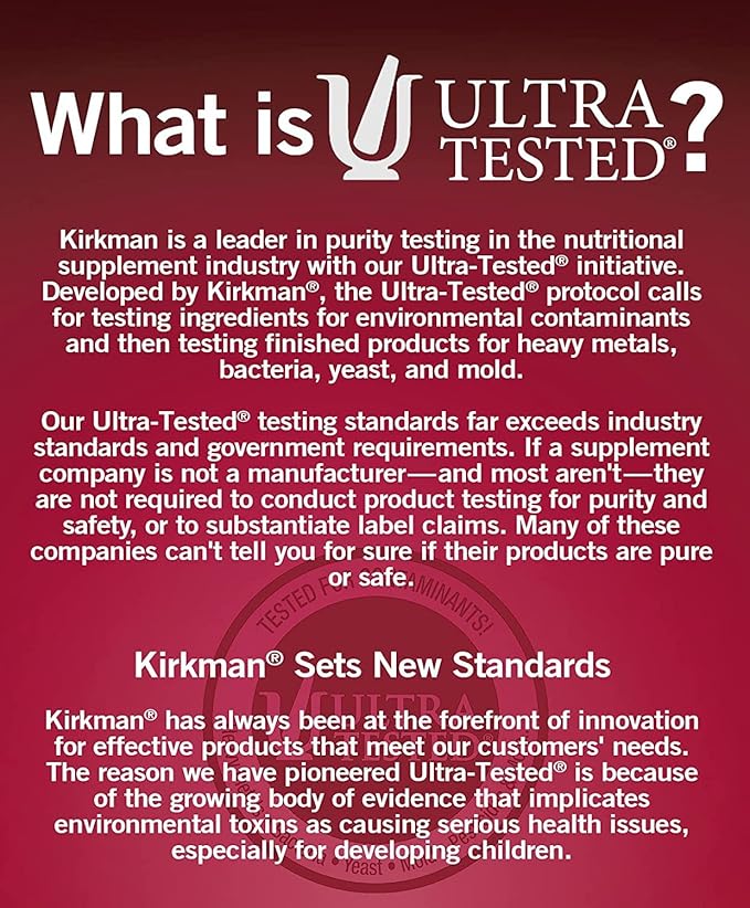 Kirkman - Detox-Aid Advanced Formula - 100 Capsules - Antioxidant Support - Helps Remove Toxins - Hypoallergenic