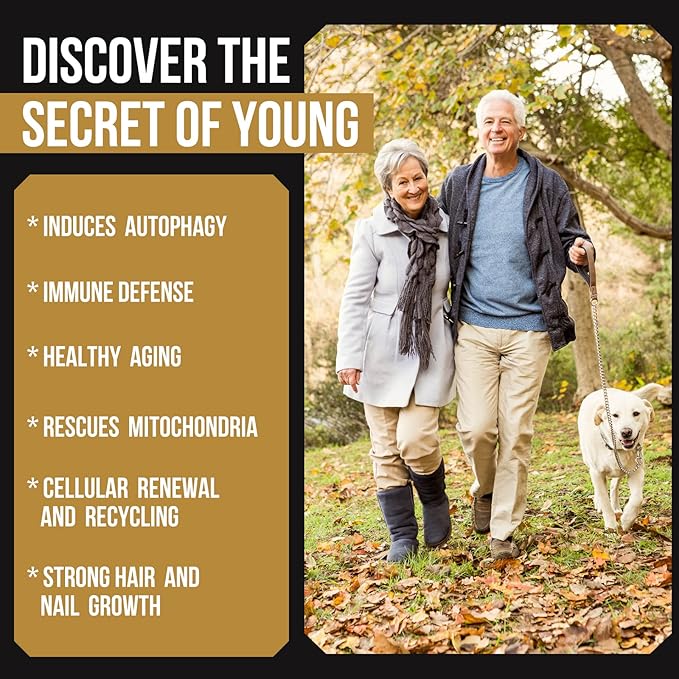 Spermidine Supplements 13mg - 1300mg Wheat Germ Extract Capsules Potent Formula with Higher Spermidine Content and Zinc for Healthy Aging, Daily Immune System and Cell Renewal, 60 Capsules
