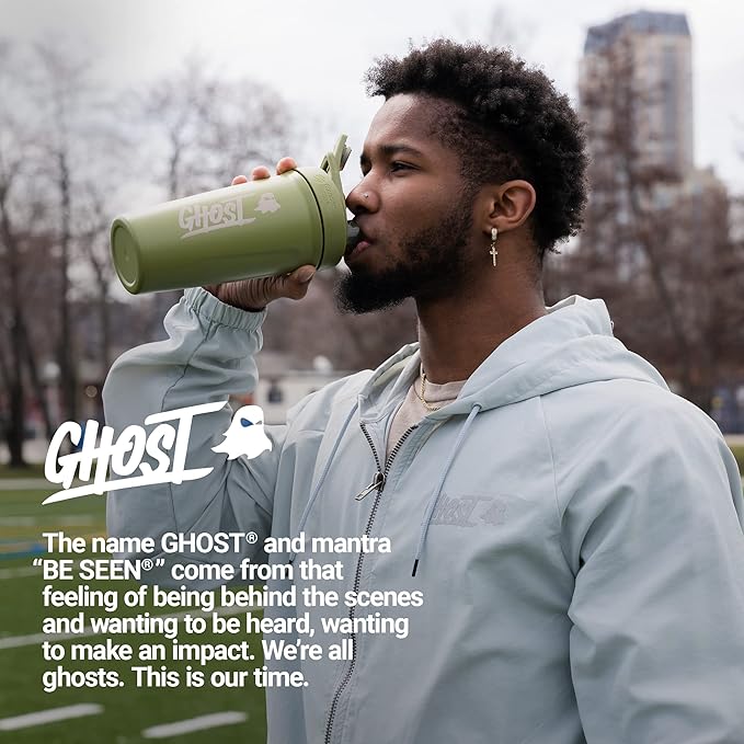 GHOST Hydration Packets, Sour Patch Kids Blue Raspberry, 24 Sticks, Electrolyte Powder - Drink Mix Supplement with Magnesium, Potassium, Calcium, Vitamin C - Vegan, Free of Soy, Sugar & Gluten