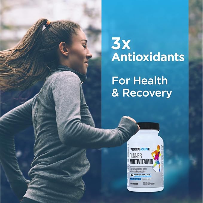 Runner Multivitamin, Omega-3 Fish Oil, Joint Supplement (1 Month - 60 Tablets, 60 Softgels, 90 Capsules)