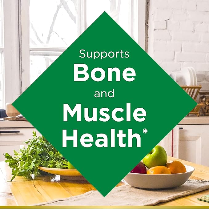 Nature's Bounty Magnesium, Mineral Supplement, Supports Bone and Muscle Health, 500 mg, Coated Tablets, 100 Count