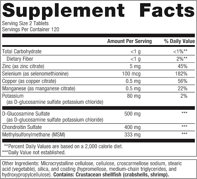 Metagenics ChondroCare - Joint Support* - Antioxidants Support* - with Glucosamine & Chondroitin Sulfate - Joint Health Supplement for Men & Women* - 240 Tablets