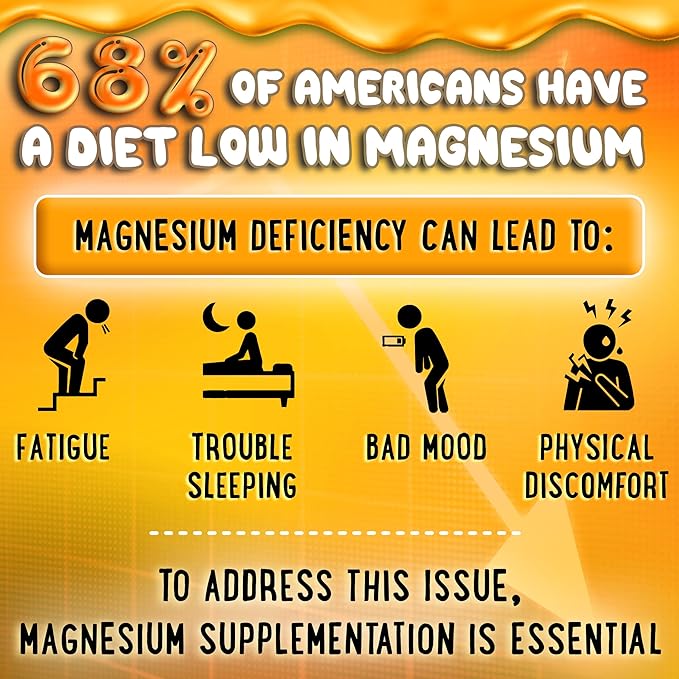 Magnesium Glycinate Gummies 400mg - Magnesium for Sleep, Calm, Relax & Muscle Relief with B6 & D3 and No Melatonin - Family-Friendly for Kids, Teens & Adults - Vegan & Non-GMO Supplement - 60 Count