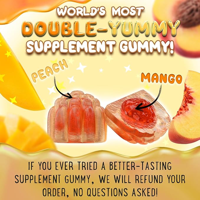 Magnesium Glycinate Gummies 400mg - Magnesium for Sleep, Calm, Relax & Muscle Relief with B6 & D3 and No Melatonin - Family-Friendly for Kids, Teens & Adults - Vegan & Non-GMO Supplement - 60 Count
