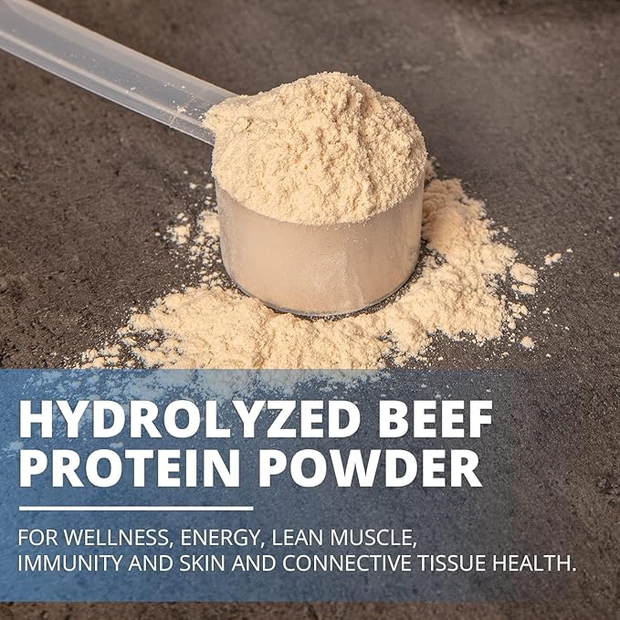 PureClean Protein 25G Organic Grass Fed Beef Bone Broth Protein from Swedish Cattle - Paleo & Keto-Friendly, Gluten-Free, Sugar-Free, Dairy-Free - Enhanced with Collagen Peptides - (2 Bags Vanilla)