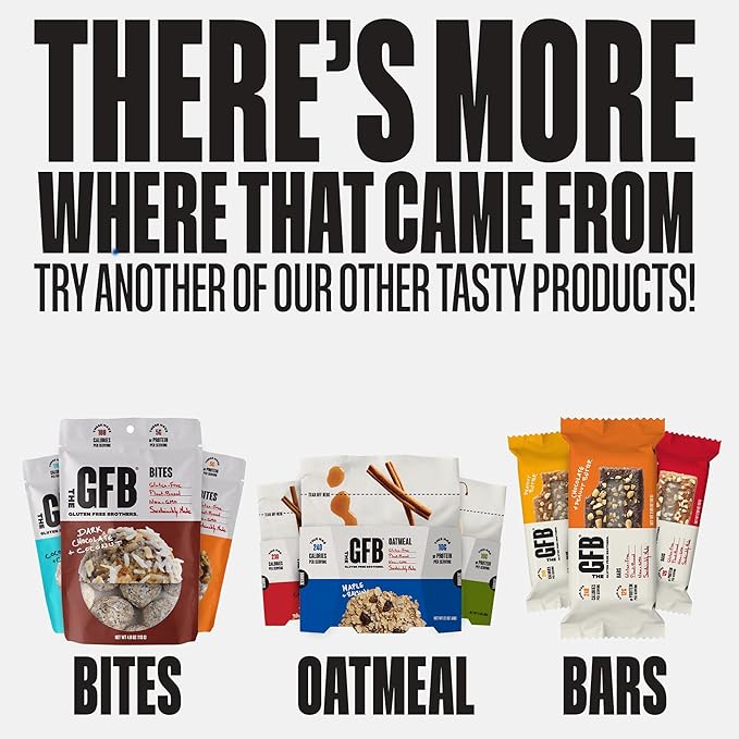 The Gluten Free Brothers Grain Free Banana Nut Bites – Grain Free Protein Balls – Non GMO, Soy Free, Vegan – Paleo Friendly Snack Size Plant Based Protein Energy Balls, 4 Oz (6 Count)