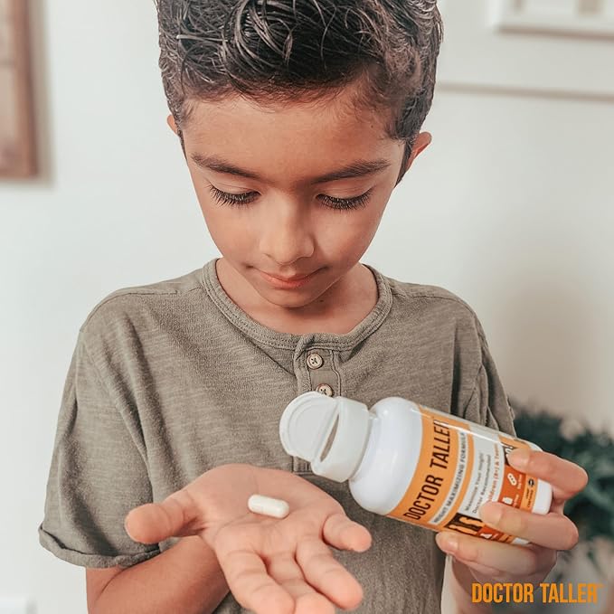 NuBest Doctor Taller - Height Growth Formula - Supports Height Growth and Immunity - Keto with Calcium, Vitamin D3, Vitamin K2, Amino Acids & Herbs for Children (8+) - 6 Pack | 6 Month Supply