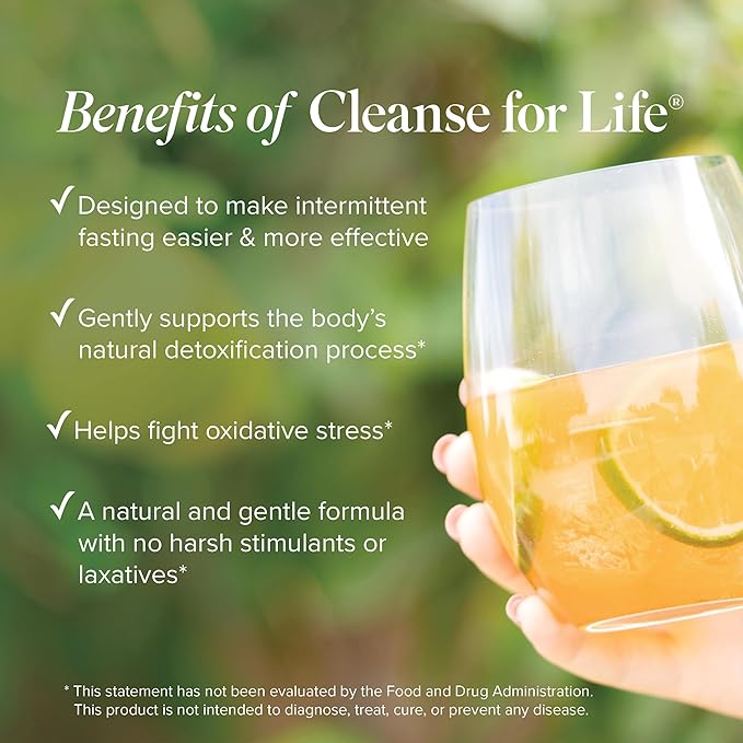 Isagenix Cleanse for Life - Detox System Support with Vitamins & Minerals - Support Healthy Metabolism with Antioxidant Supplement - Gluten & Soy Free Cleanse Drink - Peach Mango, 32 Oz