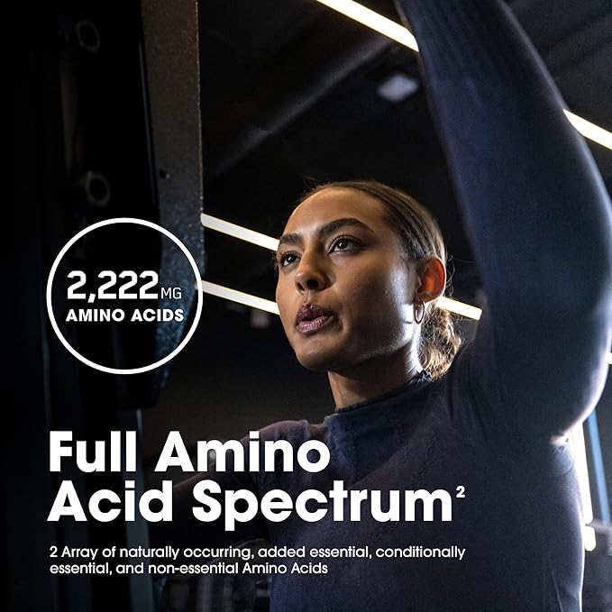 Optimum Nutrition Superior Amino 2222 Tablets, Complete Essential Amino Acids, EAAs, 160 Count