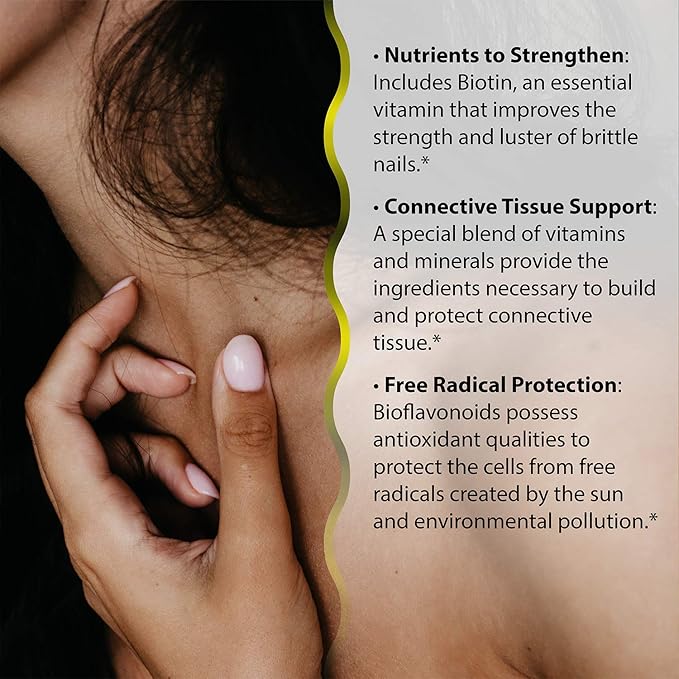 Irwin Naturals Longer, Stronger Hair and Nails - 120 Liquid Softgels - Promotes Vibrant Shine Texture & Strength - 60 Total Servings