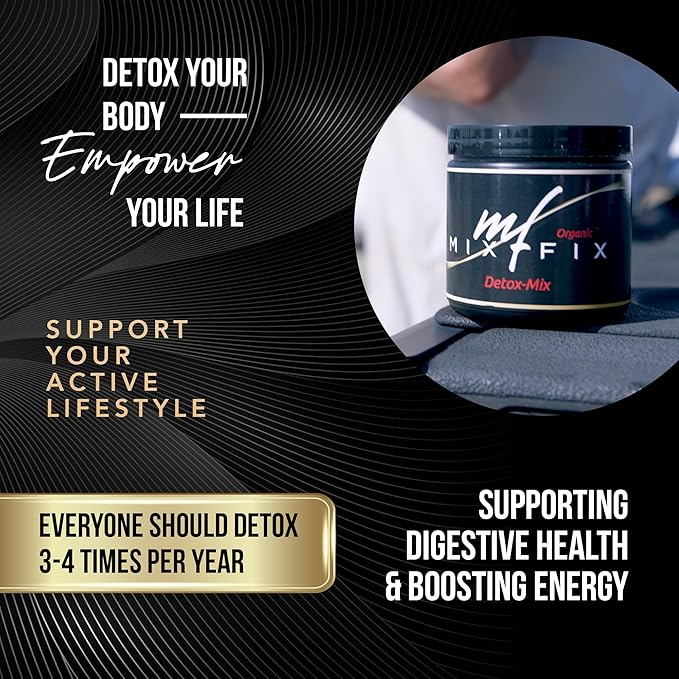 Detox Powder, Full Spectrum Detox Cleanse Mix, Detox for Natural Cleansing and Vitality, Liver Cleanse Detox, Detox Cleanse for Weight Loss, Natural Detox Powder, Vegan Detox (Raspberry Lemon)