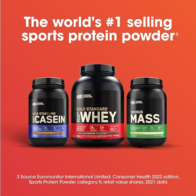 Optimum Nutrition Serious Mass, Weight Gainer Protein Powder, Mass Gainer, Vitamin C and Zinc for Immune Support, Creatine, Strawberry, 12 Pound (Packaging May Vary)
