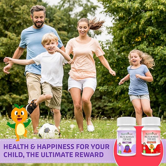 Chewable Iron Supplements for Kids (Ferronyl®/Carbonyl Iron 9 mg with Vitamin C 30 mg) Tablet in Delicious Grape Flavor Kids Iron Supplement 90 Count (1 Bottle)