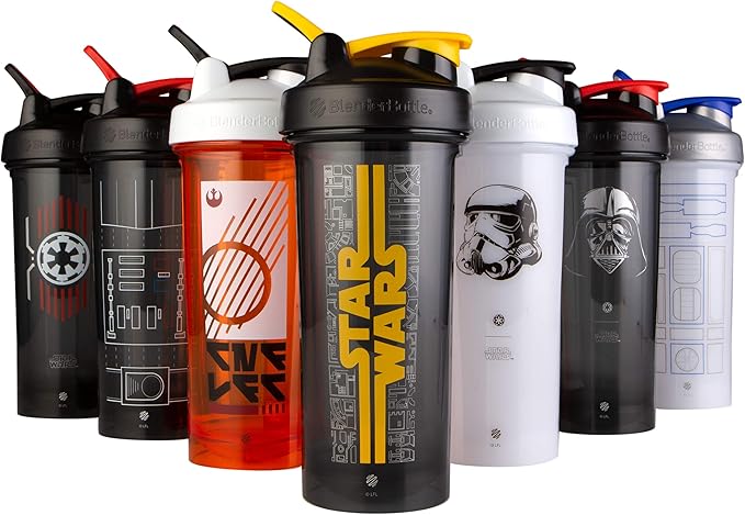BlenderBottle Star Wars Shaker Bottle Pro Series Perfect for Protein Shakes and Pre Workout, 28-Ounce, Rebel Badge (Pack of 1)