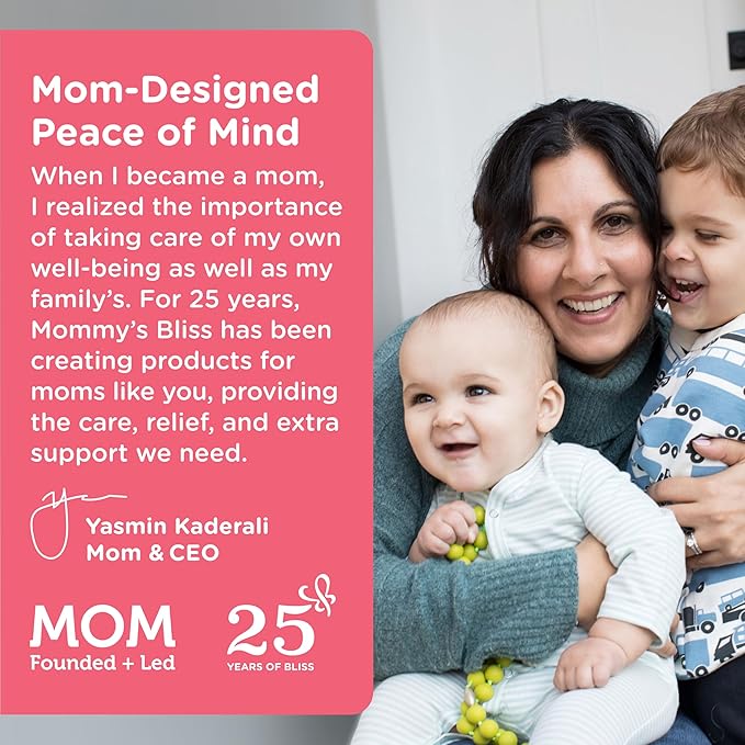 Mommy's Bliss Prenatal Multivitamin with Iron and Folic Acid, Supports Baby Development + Mom Immune System & Energy Levels w/ B Vitamins & Probiotics, Vegan & Gluten Free (45 Servings)