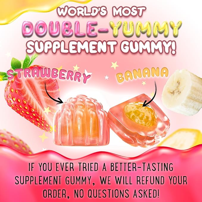 Magnesium Glycinate Gummies 400mg - Magnesium for Sleep, Calm, Relax & Muscle Relief with B6 & D3 and No Melatonin - Family-Friendly for Kids, Teens & Adults - Vegan & Non-GMO Supplement - 60 Count