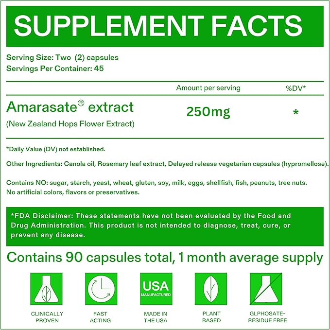 Calorie Control Supplement, 6X Natural GLP-1 Activator, 90 Count (1 Month Average Supply), Plant Based Dietary Supplement, Patented Formula, Manages Appetite, Hunger & Cravings