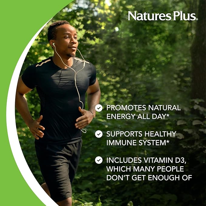 Natures Plus Source of Life - 180 Tablets, Pack of 2 - Multi-Vitamin & Mineral Supplement - Supports Natural Energy & Overall Well-Being - Gluten Free, Vegetarian - 120 Total Servings