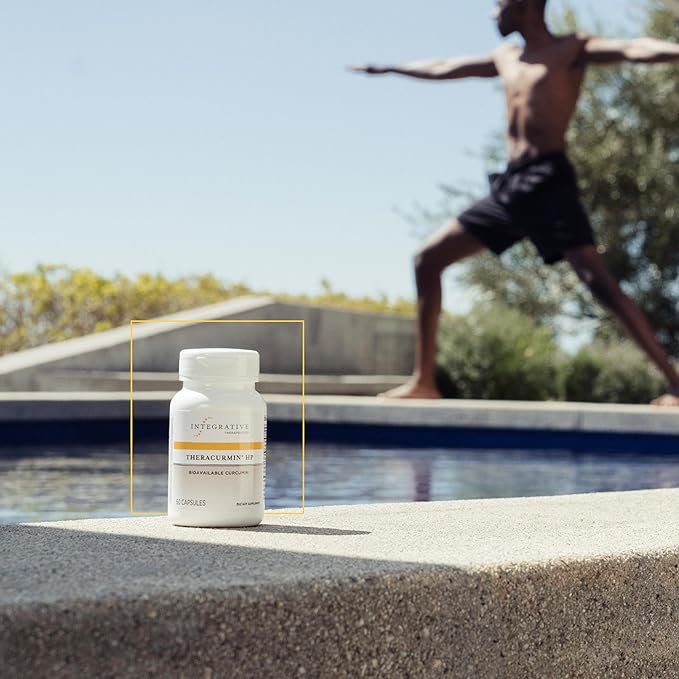 Integrative Therapeutics Theracurmin HP - High Absorption Turmeric & Curcumin Supplement - 27x More Bioavailable - Relief of Minor Discomfort Due to Occasional Overuse* - Vegan - 60 Capsules