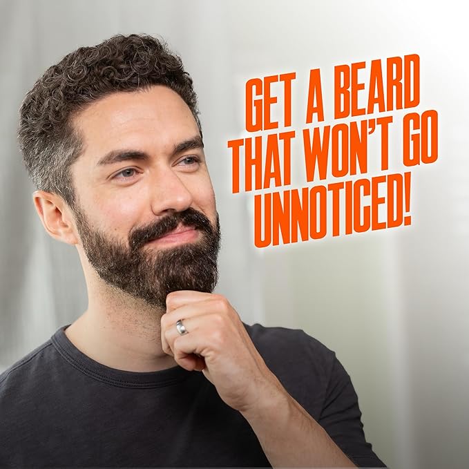Wild Willies Beard Growth Vitamins Supplement Beard Growth Pills for Fuller & Thicker Beard, Formulated with Biositol Complex & 19 Hair Grooming Nutrients - 60 Capsules