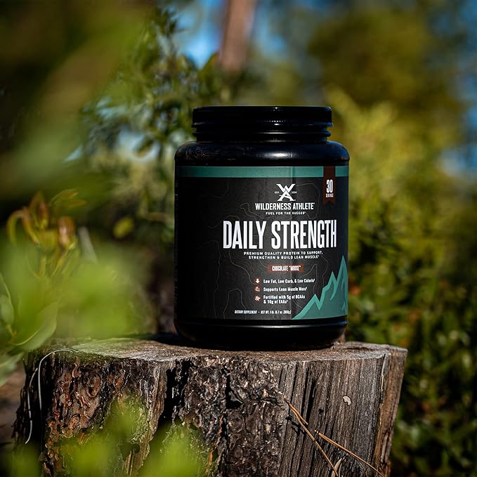 Wilderness Athlete - Daily Strength Premium Protein | Whey Protein Powder for Women & Men - Best Protein Powder for Lean Muscle - Clean Protein Powder with Whey Protein Isolate (Chocolate Moose)
