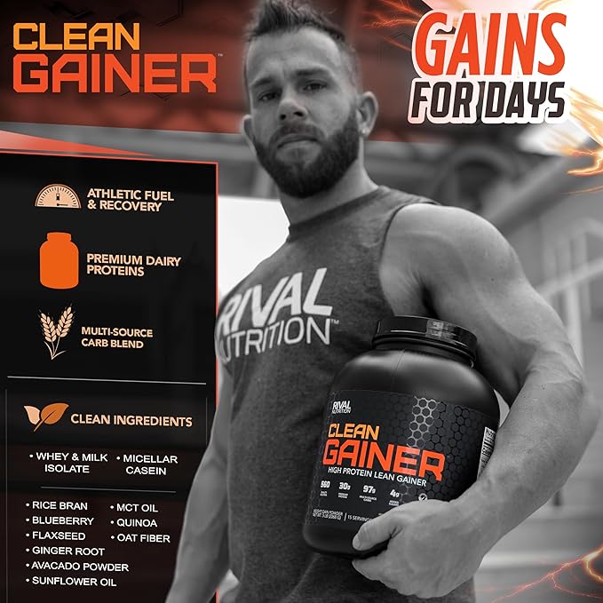 Rival Nutrition Clean Gainer - Chocolate Peanut Butter 12lb