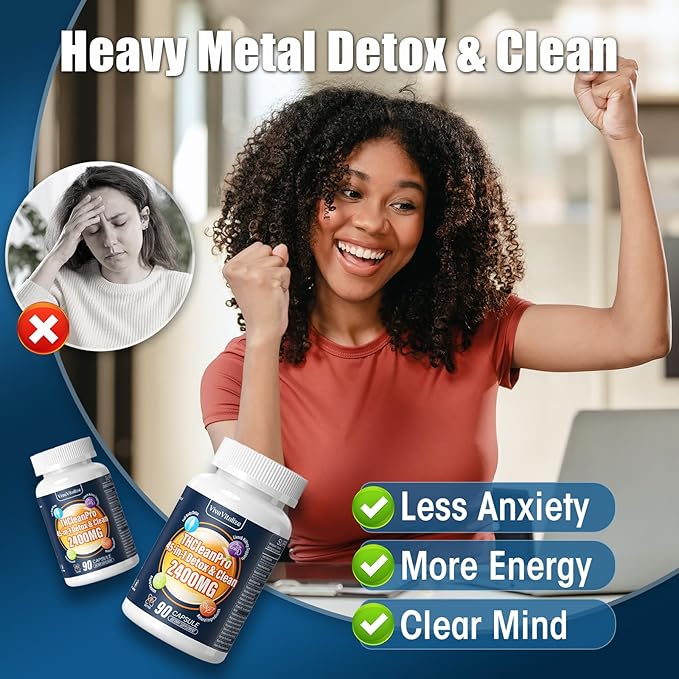 45 in 1 Comprehensive Liver Detox, 216000MG Zeolite Detox Heavy Metal Detox Full Body Detox Milk Thistle Liver Detox, 100% Natural Maximum Absorption, Energy Immune Support 90 Capsules