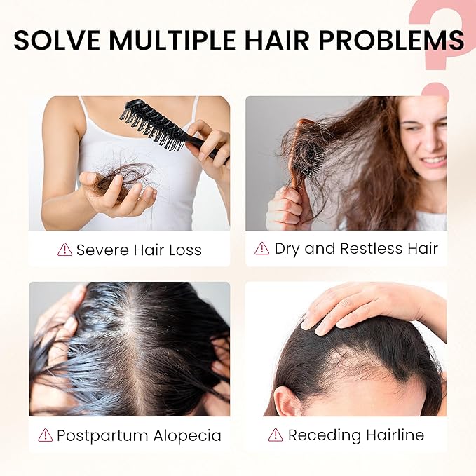 Hair Growth Supplement, Hair Care Support for Strength, Thickness Growth, with Biotin, Vitamin A, C, E, Zinc, 60 Capsules