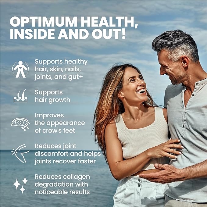 Multi Collagen Protein Peptides Supplement Capsules - 1800mg Collagen Complex Types I, II, III, V, X - Joint Support, Healthy Hair, Skin, Nails, Beauty Vitamins, 100% Natural, Non-GMO 270ct (3)