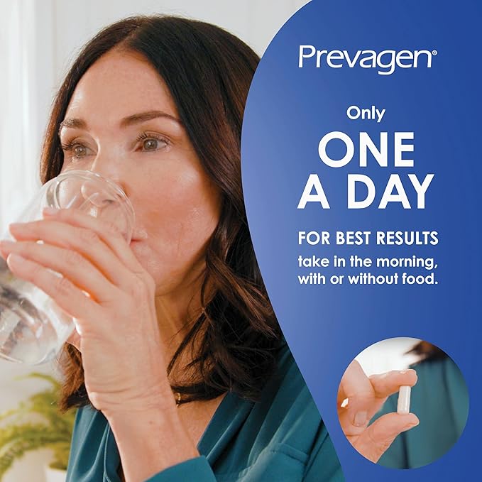 Prevagen Regular Strength 10mg, 30 Capsules |2 Pack| with Apoaequorin & Vitamin D with Attractive and Stackable Prevagen Storage Box