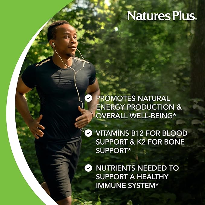 Natures Plus Source of Life - 360 Mini-Tabs, Pack of 2 - Multivitamin & Mineral Supplement - Supports Natural Energy & Overall Well-Being - Gluten Free, Vegetarian - 120 Total Servings