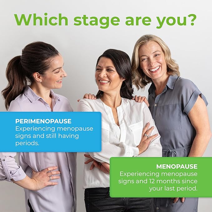 Health & Her Menopause Supplements For Women, Multi-Nutrient, Menopause Support For Women, Menopause Vitamins For Women, Energy, Bones, Muscles, Skin, Hair, Vegan, Gluten-Free, Non GMO (60ct - 1month)