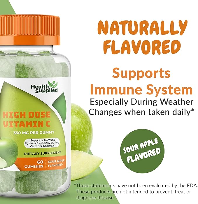 Vitamins (60 Count (Pack of 1), Sour Apple)