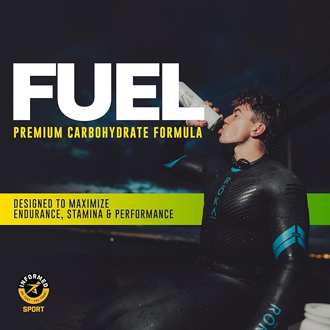 RAW Fuel, Premium Endurance Supplement Powder, Orange (60 Servings) - Peak Performance, Hydration & Stamina During Workouts, Training or Competition - 24g of Carbohydrates & 300mg of Sodium