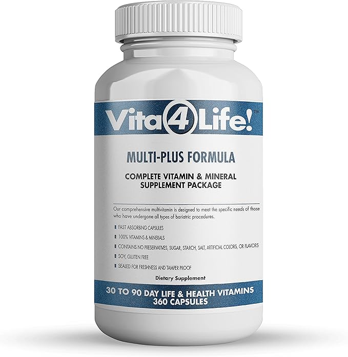 Bariatric Multivitamins, Multi-Plus Formula – (360 Count)