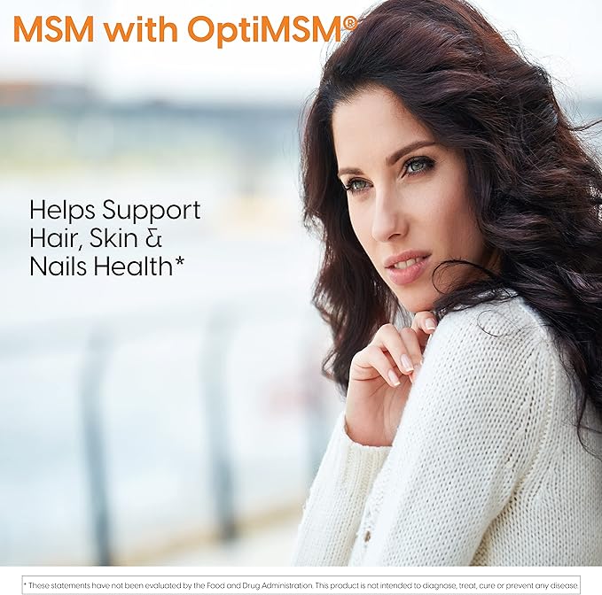 Doctor's Best MSM with OptiMSM, Joint Support, Immune System, Antioxidant and Protein-Building Role, Non-GMO, Gluten Free, 1000 mg, 360 Capsules