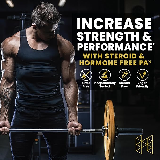HPN PA(7) Phosphatidic Acid Muscle Builder Top Natural Muscle Builder - Boost mTOR | Build Mass and Strength from Your Workout | 30 Day Supply