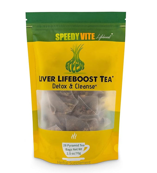 Liver Detox Tea | USDA Organic (28 Teabags) Cleanses, Supports Liver, Gallbladder Health with Dandelion Leaf, Fennel, Ginger and More